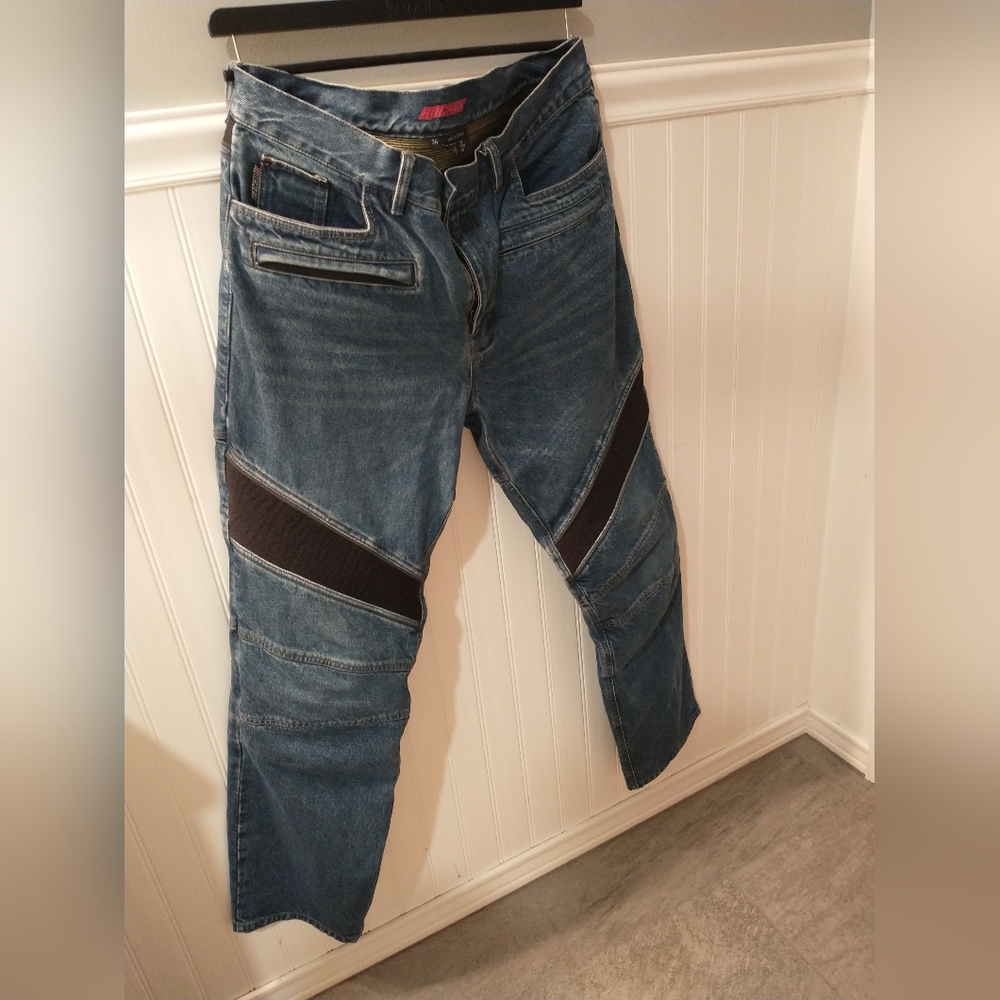 Joe Rocket Men's Accelerator Jean (Blue Denim, 36)